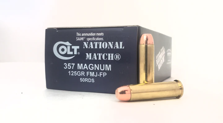 Buy 357 Mag 125GR Colt National Match® FMJ-FP 50rds Online