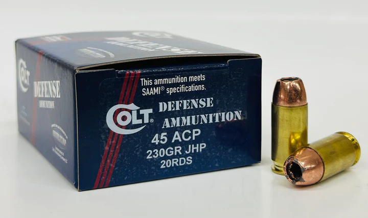 Buy 45 ACP 230GR Colt Defense Ammunition JHP 20RDS Online