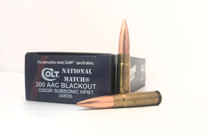 Buy 300 AAC Blackout 220GR Colt National Match® Subsonic HPBT 20rds Online