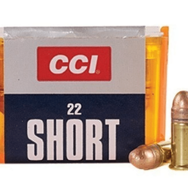 CCI Ammunition 22 Short 29 Grain Copper Plated Lead Round Nose Box of 100