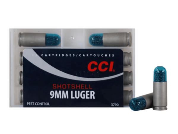 CCI Shotshell Ammunition 9mm Luger 53 Grains #12 Shot Box of 10