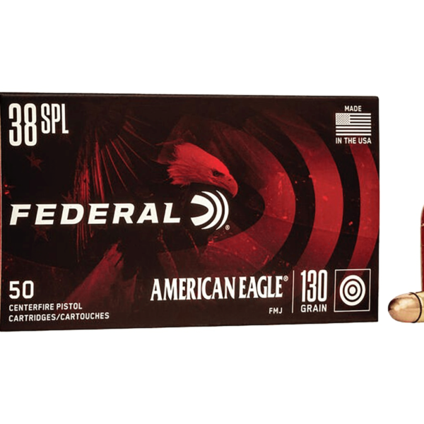 Federal American Eagle Ammunition 38 Special 130 Grain Full Metal Jacket