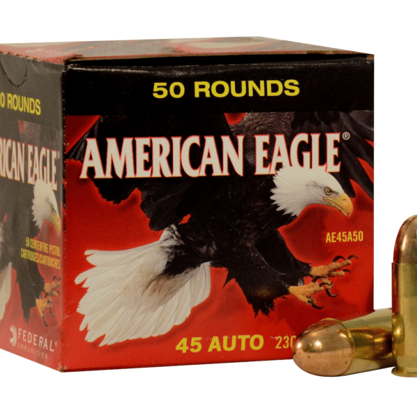 Federal American Eagle Ammunition 45 ACP 230 Grain Full Metal Jacket Bulk