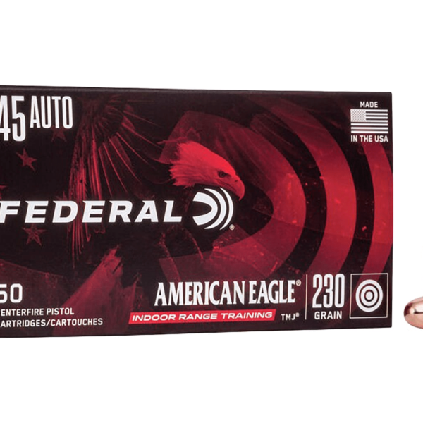Federal American Eagle Ammunition 45 ACP 230 Grain Total Metal Jacket