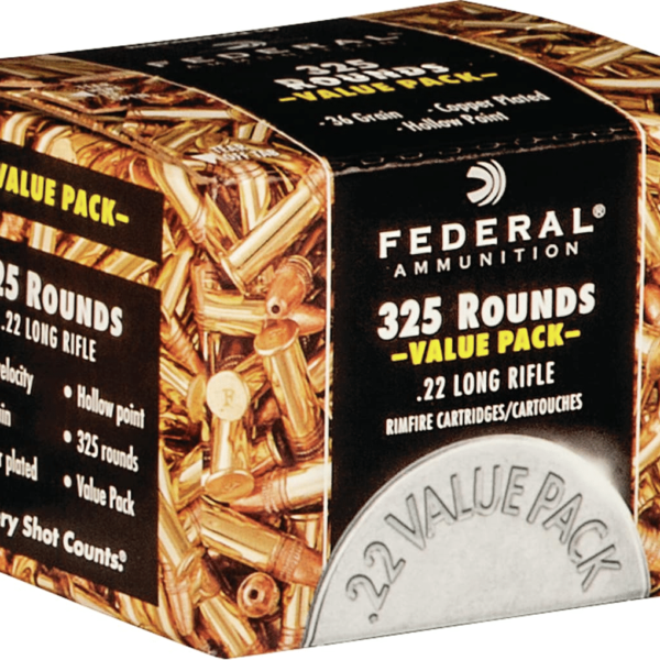Federal Champion Ammunition 22 Long Rifle 36 Grain Plated Lead Hollow Point