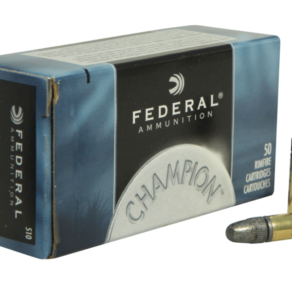 Federal Champion Ammunition 22 Long Rifle High Velocity 40 Grain Lead Round Nose