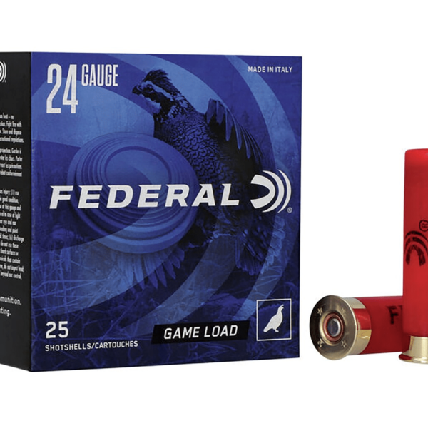 Federal Game Load Upland Ammunition 24 Gauge 2-1/2" 11/16 oz #8 Shot