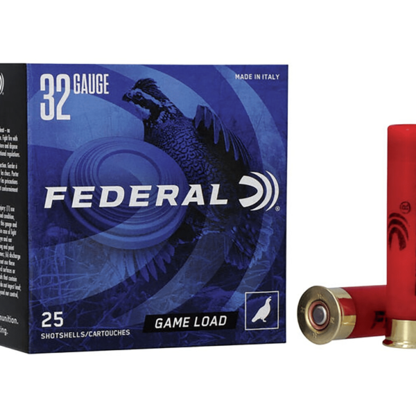 Federal Game Load Upland Ammunition 32 Gauge 2-1/2" 1/2 oz #8 Shot