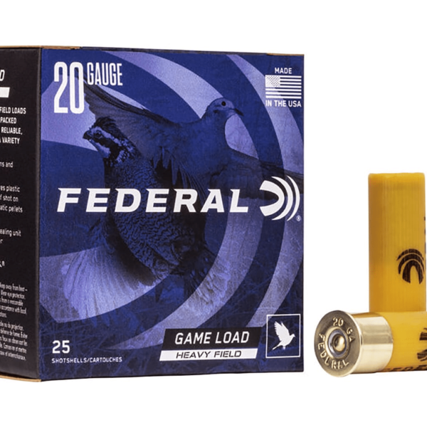 Federal Game Load Upland Heavy Field Ammunition 20 Gauge 2-3/4" 1 oz