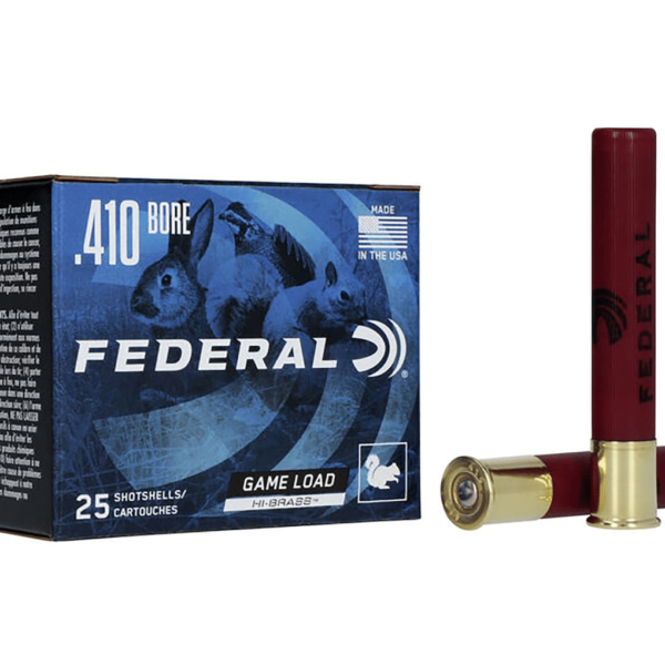 Buy Federal Game Load Upland Hi-Brass Ammunition 410 Bore Online