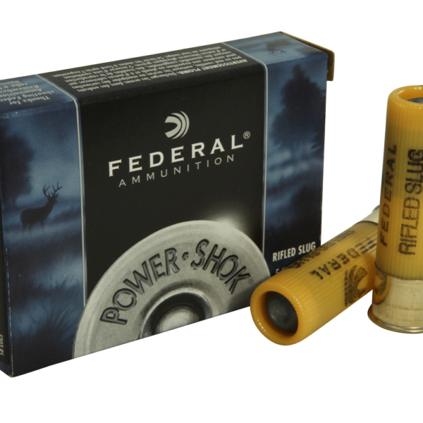 Federal Power-Shok Ammunition 20 Gauge 2-3/4" 3/4 oz Hollow Point Rifled Slug