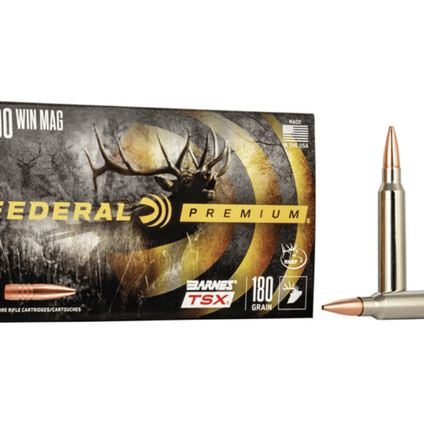 Federal Premium Ammunition 300 Winchester Magnum 180 Grain Barnes TSX