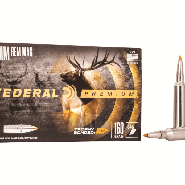 Federal Premium Ammunition 7mm Remington Magnum 160 Grain Trophy Bonded Tip