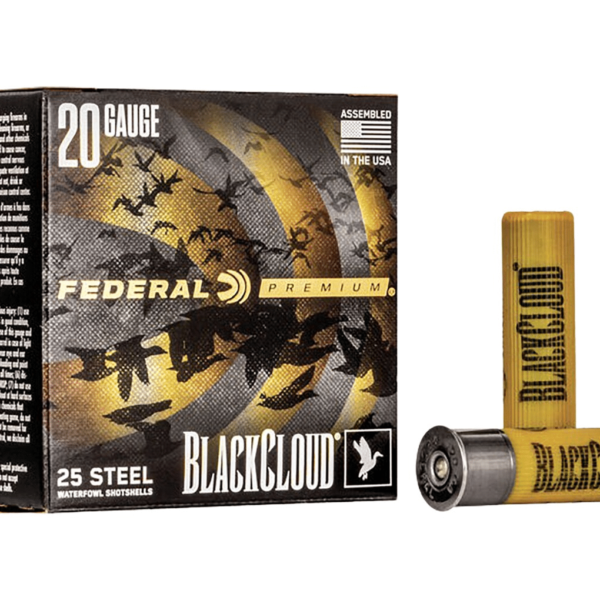 Federal Premium Black Cloud Ammunition 20 Gauge 3" 1 oz Non-Toxic FlightStopper Steel Shot