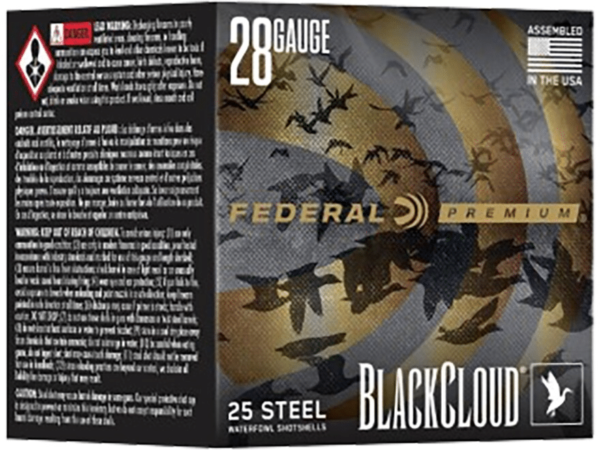 Federal Premium Black Cloud Ammunition 28 Gauge 3" 3/4 oz Non-Toxic FlightStopper Steel Shot