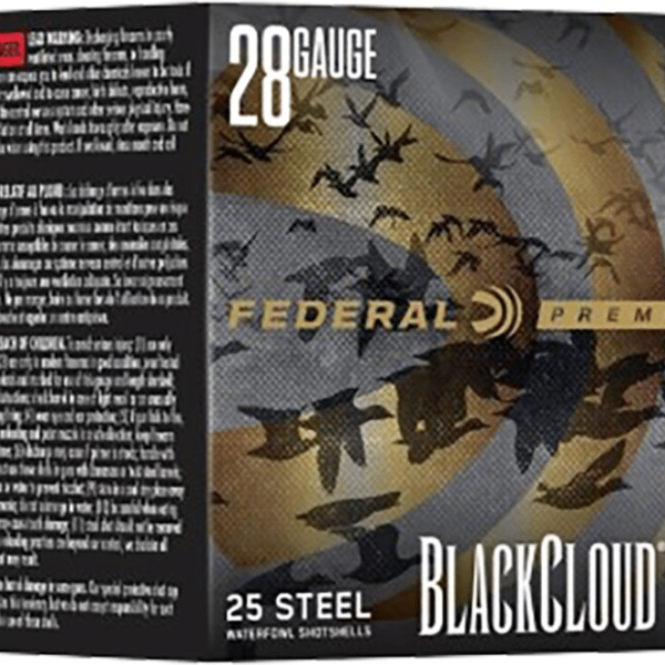 Federal Premium Black Cloud Ammunition 28 Gauge 3" 3/4 oz Non-Toxic FlightStopper Steel Shot