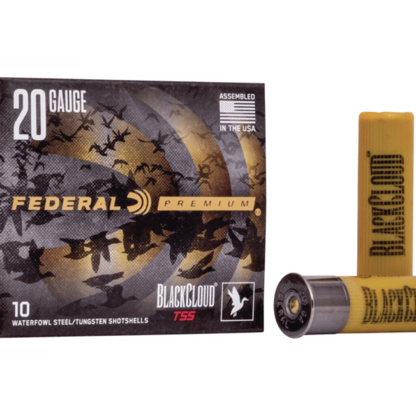 Federal Premium Black Cloud TSS Ammunition 20 Gauge 3" 1-1/4 oz #3 and #9 Non-Toxic FlightStopper Steel and Tungsten Super Shot