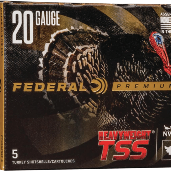 Federal Premium Heavyweight TSS Turkey Ammunition 20 Gauge 3" 1-1/2 oz Non-Toxic Tungsten Super Shot Flitecontrol Flex Wad