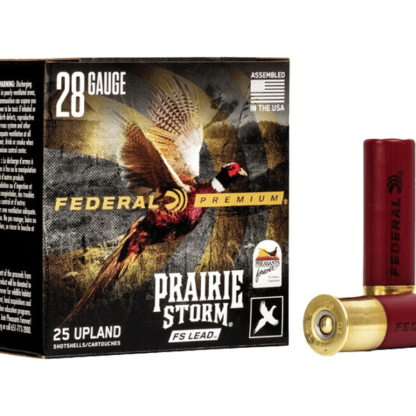 Federal Premium Prairie Storm FS Lead Ammunition 28 Gauge 3" 7/8 oz #6 Flitestopper Shot Flitecontrol Flex Wad