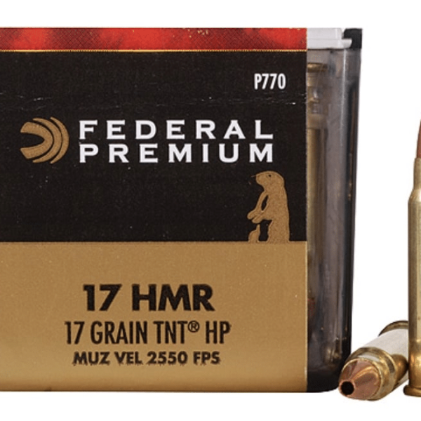 Federal Premium V-Shok Ammunition 17 Hornady Magnum Rimfire (HMR) 17 Grain Speer TNT Jacketed Hollow Point