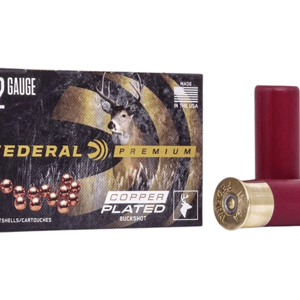 Buy Federal Premium Vital-Shok Ammunition 12 Gauge 2-3/4" Buffered 00 Copper Plated Buckshot 12 Pellets Online