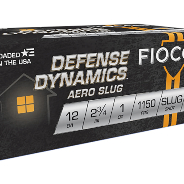 Fiocchi Defense Dynamics Low Recoil Ammunition 12 Gauge 2-3/4" 1 oz Rifled Slug Box of 10