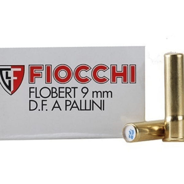 Fiocchi Specialty Ammunition 9mm Rimfire (Flobert) #8 Shot Shotshell Box of 50