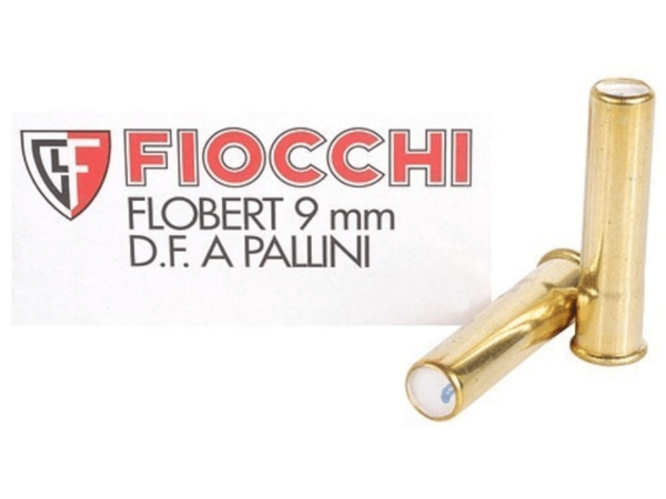 Fiocchi Specialty Ammunition 9mm Rimfire (Flobert) #9 Shot Shotshell Box of 50