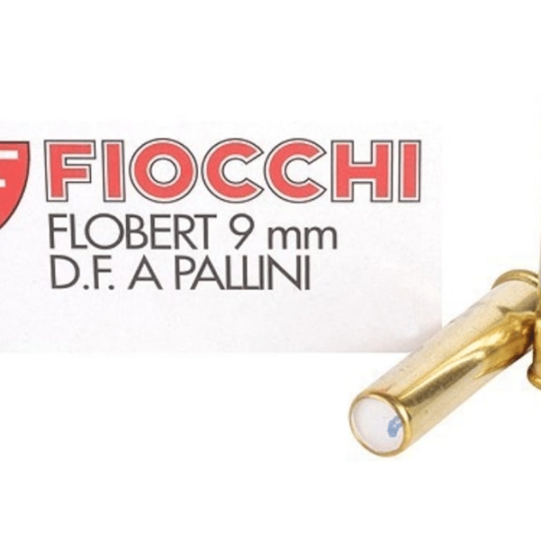 Fiocchi Specialty Ammunition 9mm Rimfire (Flobert) #9 Shot Shotshell Box of 50