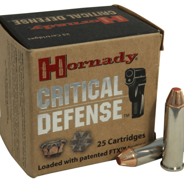 Hornady Critical Defense Ammunition 357 Magnum 125 Grain FTX Box of 25