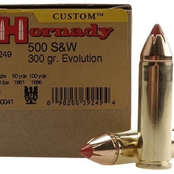 Hornady Custom Ammunition 500 S&W Magnum 300 Grain FTX Box of 20