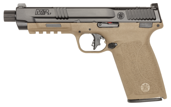 Buy Smith & Wesson M&P 5.7 Two-Tone Black And FDE W/No Thumb Safety Pistol Online