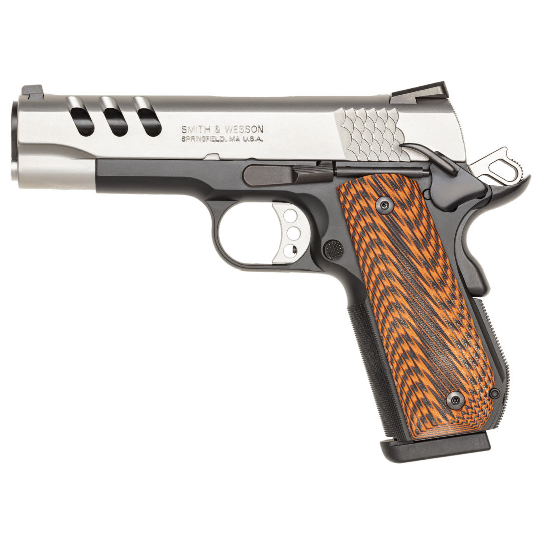 Buy Smith & Wesson Performance Center Model SW1911 4.25 Barrel Brown Grip Pistol Online