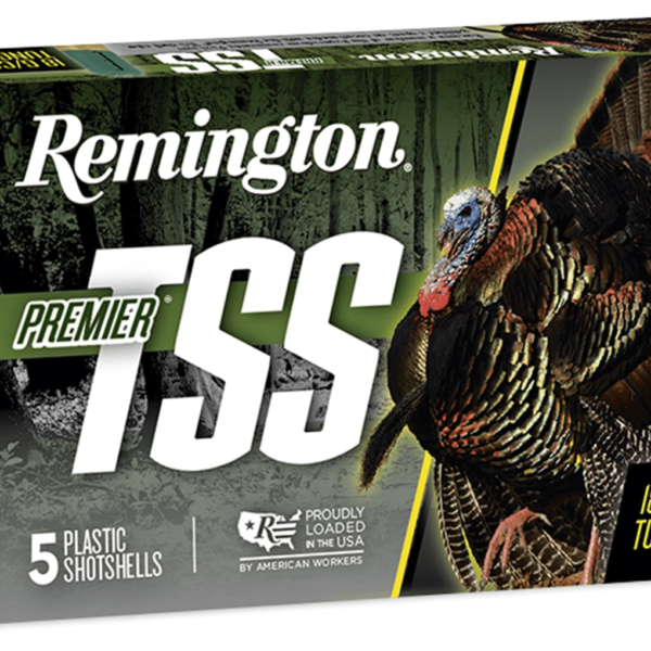 Remington Premier TSS Turkey Ammunition 12 Gauge 3" 1-3/4 oz Non-Toxic Tungsten Super Shot Box of 5