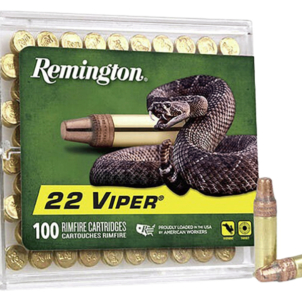 Remington Viper Hyper Velocity Ammunition 22 Long Rifle 36 Grain Plated Truncated Cone