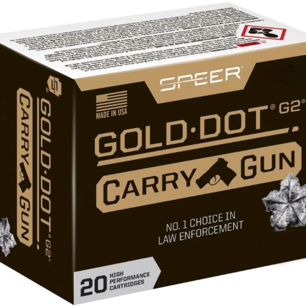 Speer Gold Dot Carry Gun Ammunition 45 ACP +P 200 Grain Gold Dot G2