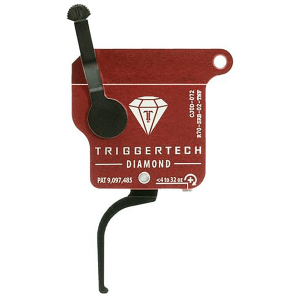 TriggerTech Black Diamond Trigger Remington 700 Clones Single Stage with Safety Black