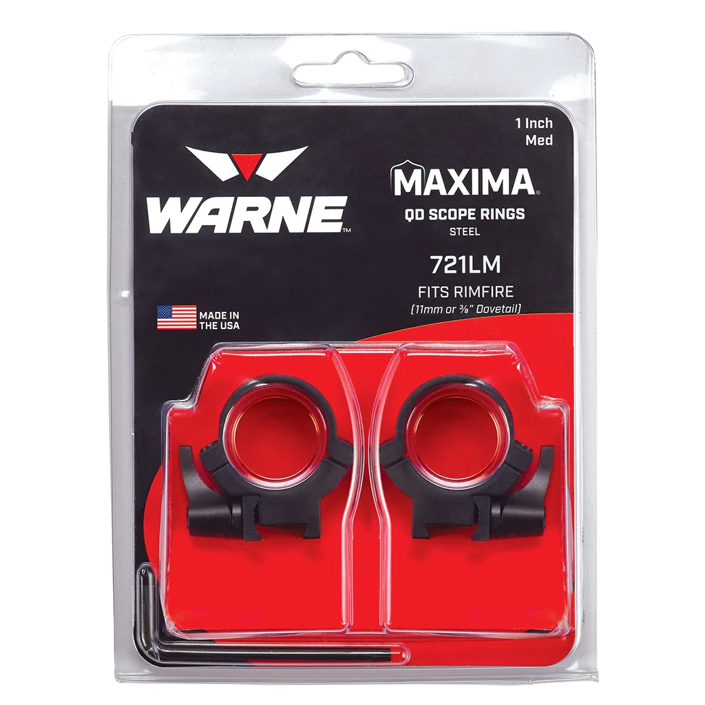 Buy Warne 1 Medium Rimfire Rings Online