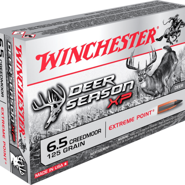 Winchester Deer Season XP Ammunition 6.5 Creedmoor 125 Grain Extreme Point Polymer Tip Box of 20