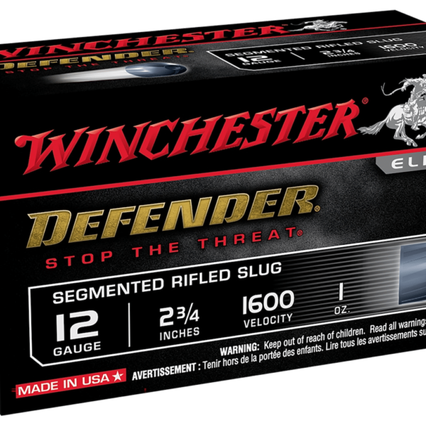Winchester PDX1 Defender Ammunition 12 Gauge 2-3/4" 1 oz Segmenting Slug