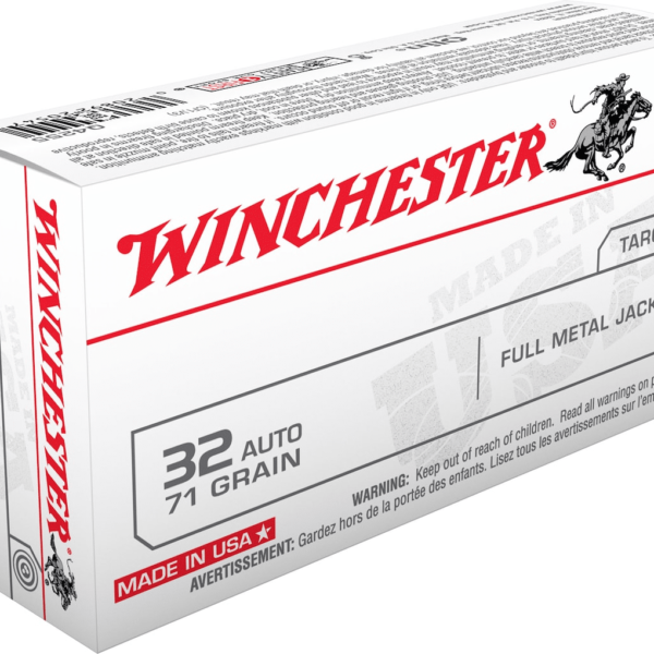 Winchester USA Ammunition 32 ACP 71 Grain Full Metal Jacket