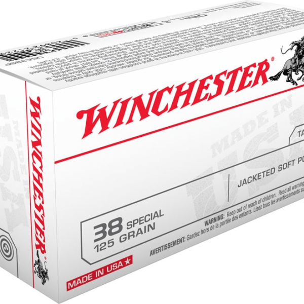 Winchester USA Ammunition 38 Special 125 Grain Jacketed Soft Point
