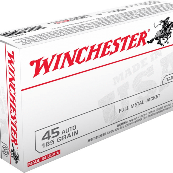 Winchester USA Ammunition 45 ACP 185 Grain Full Metal Jacket