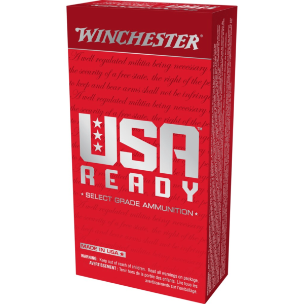 Winchester USA Ready Ammunition 10mm Auto 180 Grain Full Metal Jacket