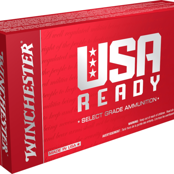 Winchester USA Ready Ammunition 40 S&W 165 Grain Full Metal Jacket Flat Nose