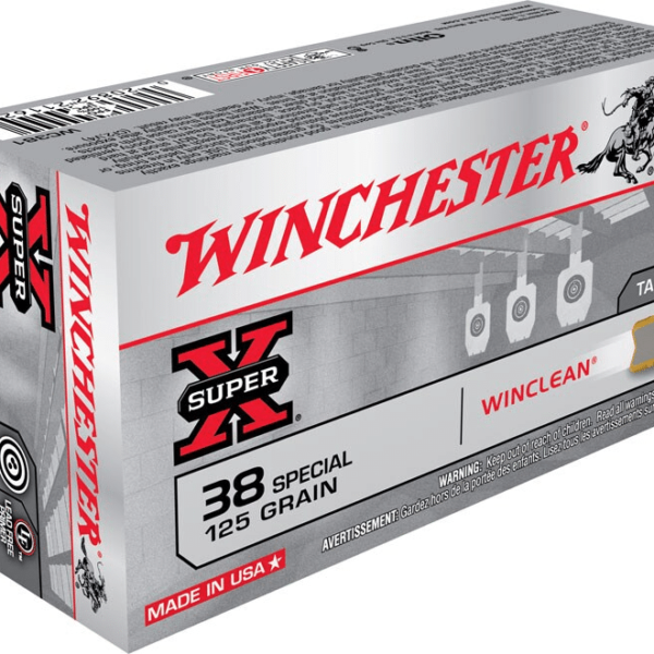 Winchester WinClean Ammunition 38 Special 125 Grain Jacketed Soft Point